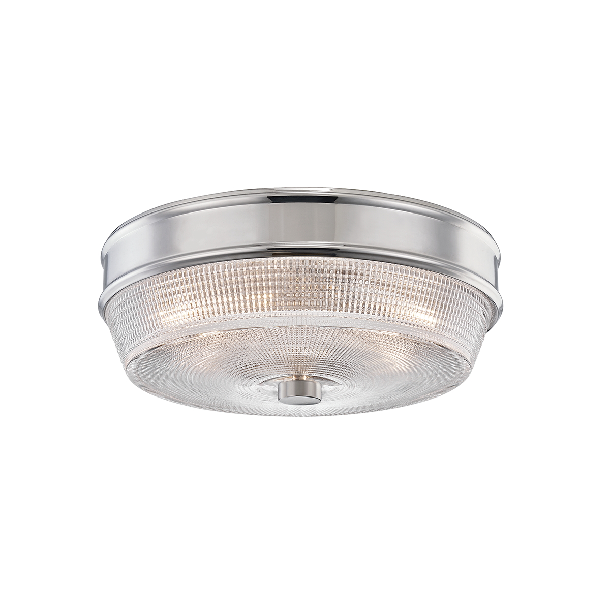 Mitzi Lacey Polished Nickel 10.25W x 4.25H Flush Mount