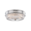 Mitzi Lacey Polished Nickel 10.25W x 4.25H Flush Mount