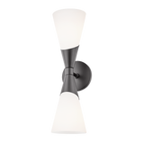 Mitzi Parker Black 5W x 17.5H Wall Sconce