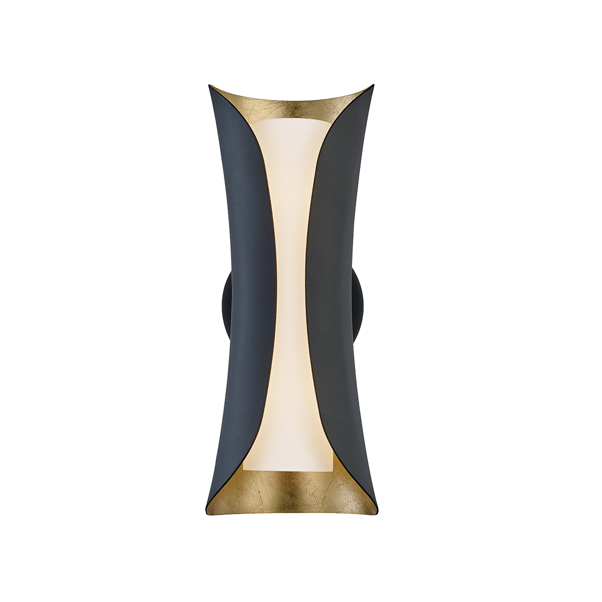 Mitzi Josie Gold Leaf/black 5W x 13.5H Wall Sconce