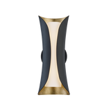 Mitzi Josie Gold Leaf/black 5W x 13.5H Wall Sconce