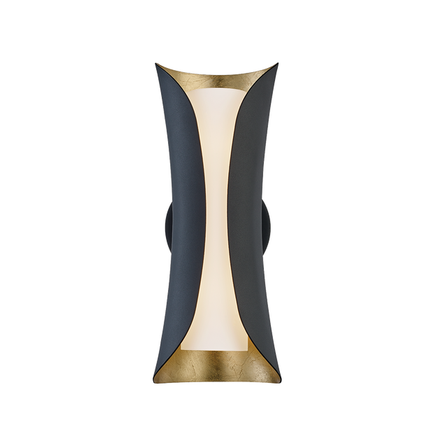 Mitzi Josie Gold Leaf/black 5W x 13.5H Wall Sconce