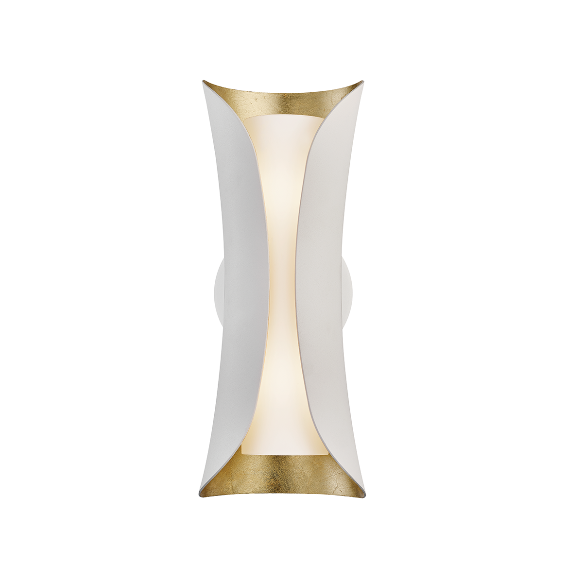 Mitzi Josie Gold Leaf/white 5W x 13.5H Wall Sconce