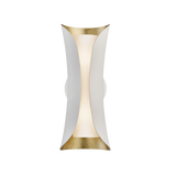 Mitzi Josie Gold Leaf/white 5W x 13.5H Wall Sconce