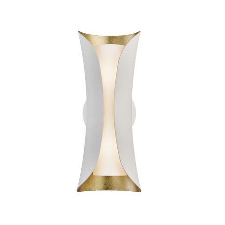 Mitzi Josie Gold Leaf/white 5W x 13.5H Wall Sconce