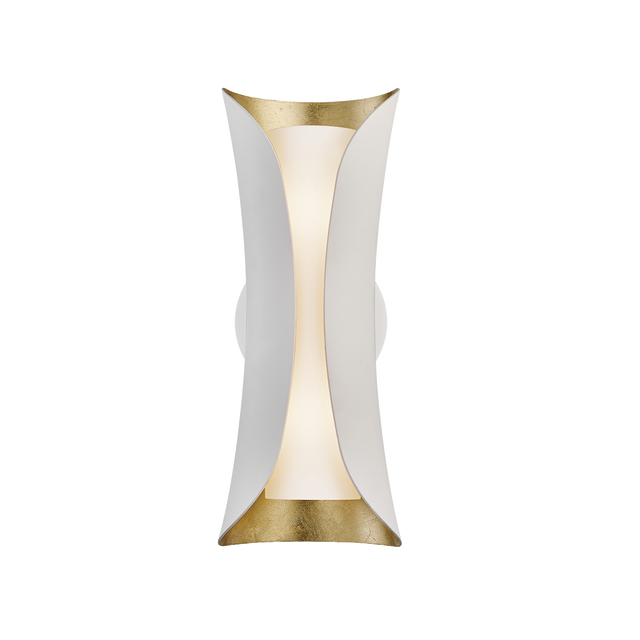 Mitzi Josie Gold Leaf/white 5W x 13.5H Wall Sconce