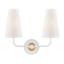 Mitzi Merri Aged Brass/soft Off White 15.75W x 13.5H Wall Sconce