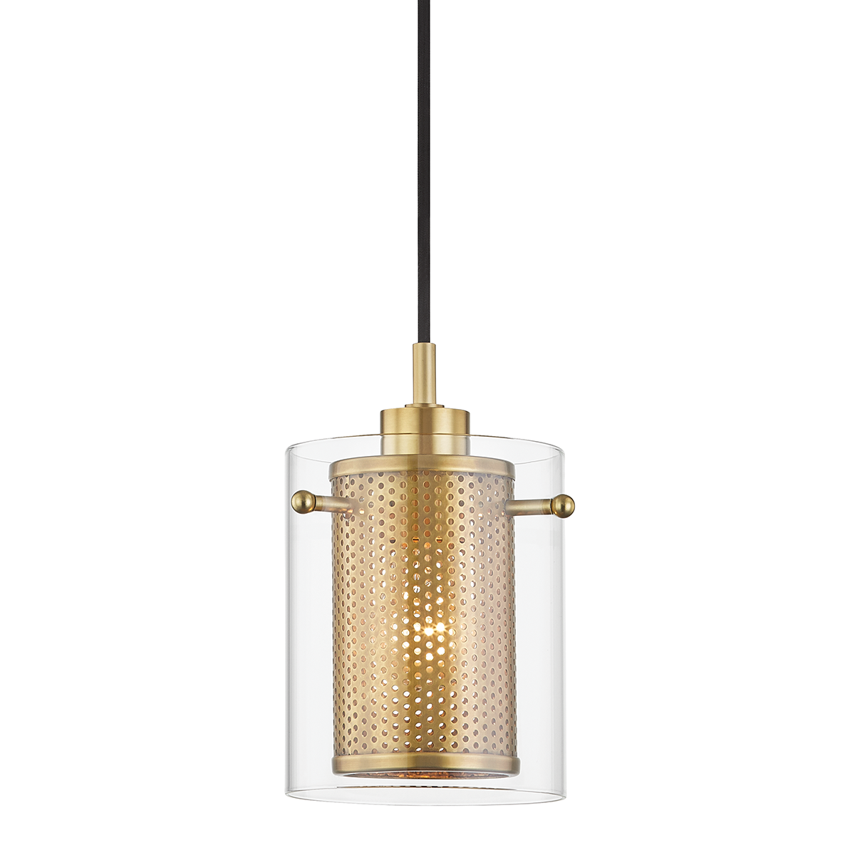 Mitzi Elanor Aged Brass 5.5W x 8.75H Pendant