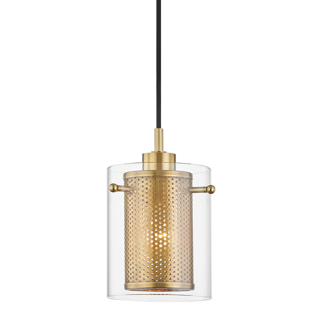 Mitzi Elanor Aged Brass 5.5W x 8.75H Pendant
