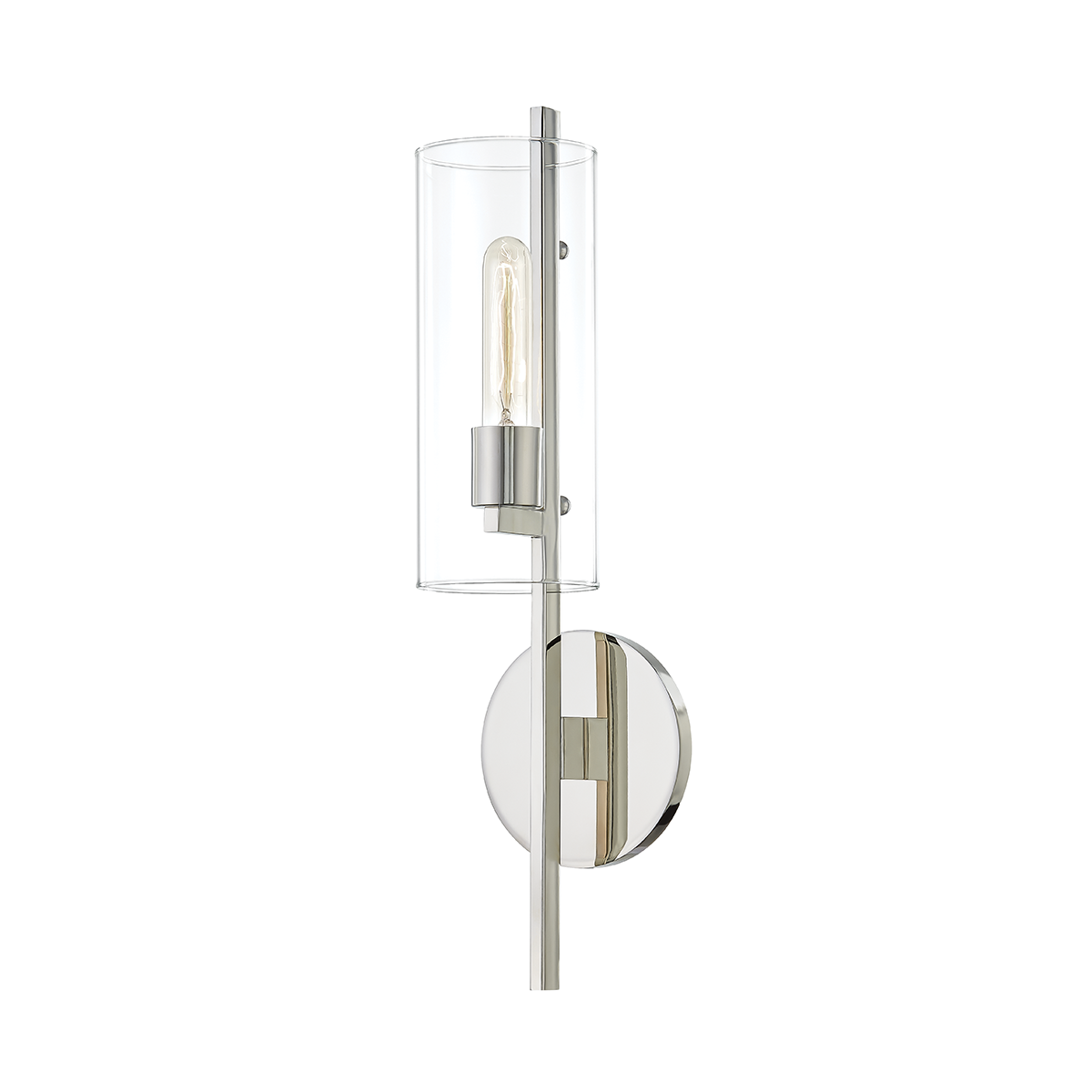 Mitzi Ariel Polished Nickel 5.5W x 20.25H Wall Sconce