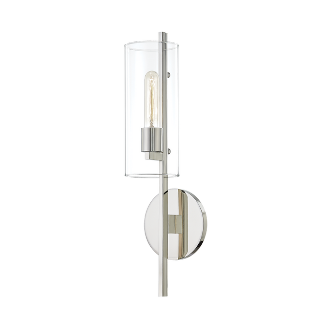 Mitzi Ariel Polished Nickel 5.5W x 20.25H Wall Sconce