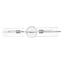 Mitzi Ariel Polished Nickel 5.5W x 28H Wall Sconce
