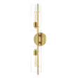 Mitzi Ariel Aged Brass 5.5W x 28H Wall Sconce