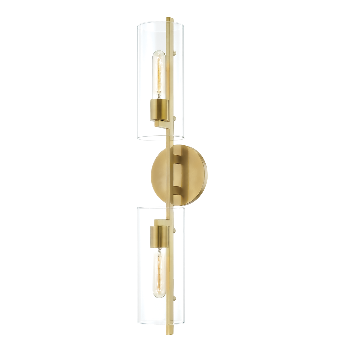 Mitzi Ariel Aged Brass 5.5W x 28H Wall Sconce