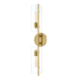 Mitzi Ariel Aged Brass 5.5W x 28H Wall Sconce