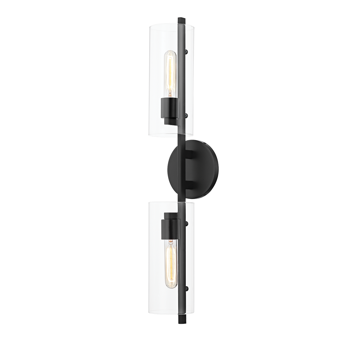 Mitzi Ariel Soft Black 5.5W x 28H Wall Sconce