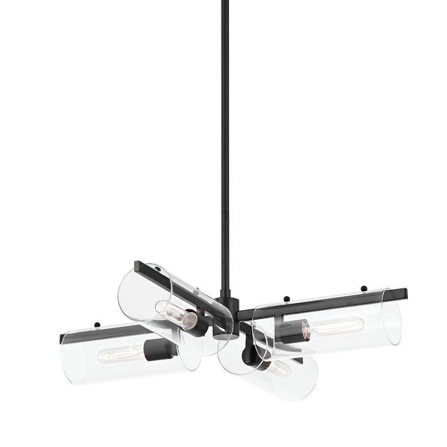 Mitzi Ariel Soft Black 28W x 9.5H Chandelier
