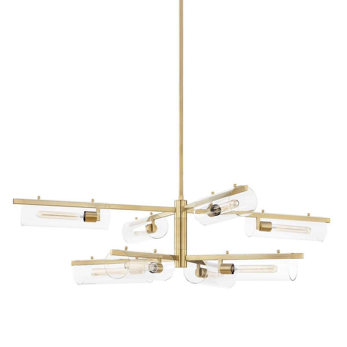 Mitzi Ariel Aged Brass 52.75W x 16.25H Chandelier