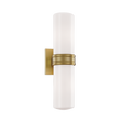 Mitzi Natalie Aged Brass 4.25W x 16.25H Wall Sconce