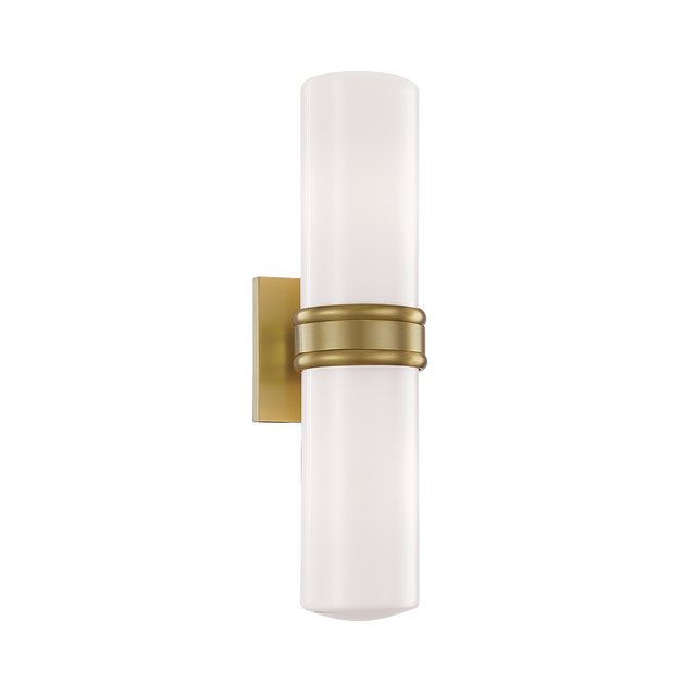 Mitzi Natalie Aged Brass 4.25W x 16.25H Wall Sconce