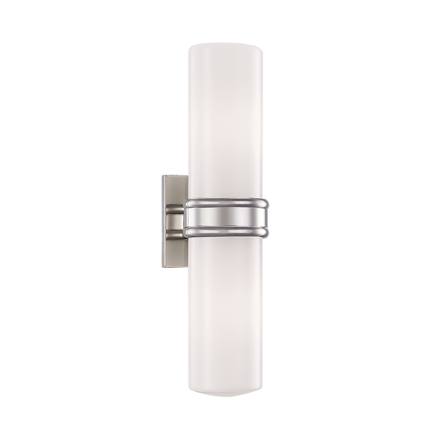 Mitzi Natalie Polished Nickel 4.25W x 16.25H Wall Sconce