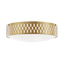 Mitzi Phoebe Aged Brass 14W x 4.5H Flush Mount