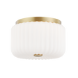 Mitzi Lydia Aged Brass 10W x 6.25H Flush Mount