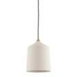 Mitzi Megan Aged Brass/Matte White 5.75W x 7.5H Pendant