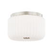 Mitzi Lydia Polished Nickel 10W x 6.25H Flush Mount