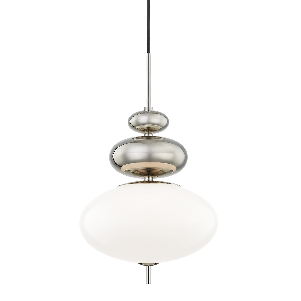 Mitzi Elsie Polished Nickel 13W x 21H Pendant