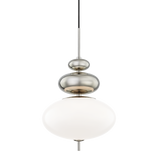 Mitzi Elsie Polished Nickel 13W x 21H Pendant