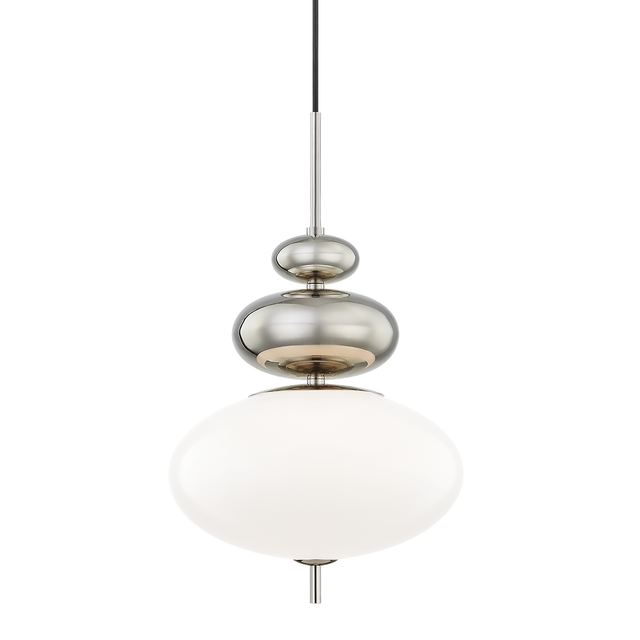 Mitzi Elsie Polished Nickel 13W x 21H Pendant
