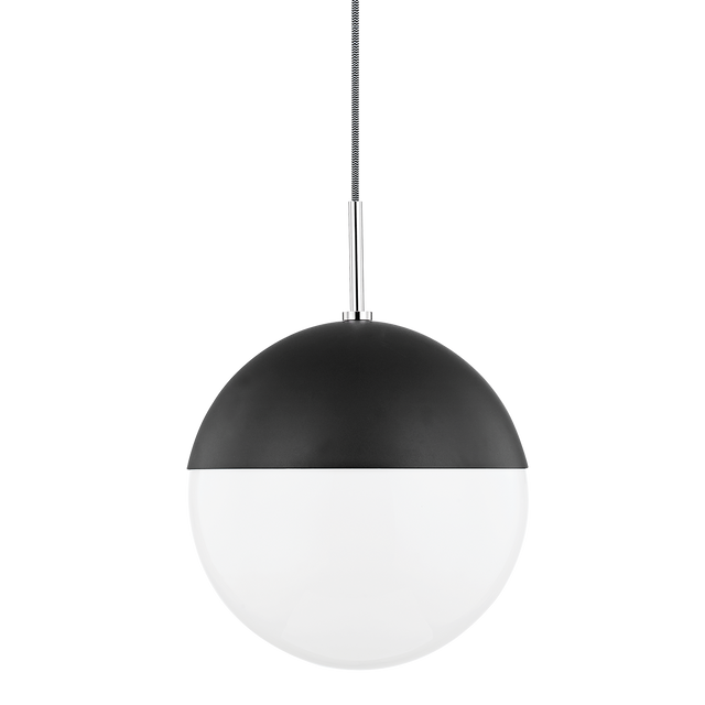 Mitzi Renee Polished Nickel/black 12W x 9H Pendant