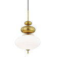 Mitzi Elsie Aged Brass 13W x 21H Pendant