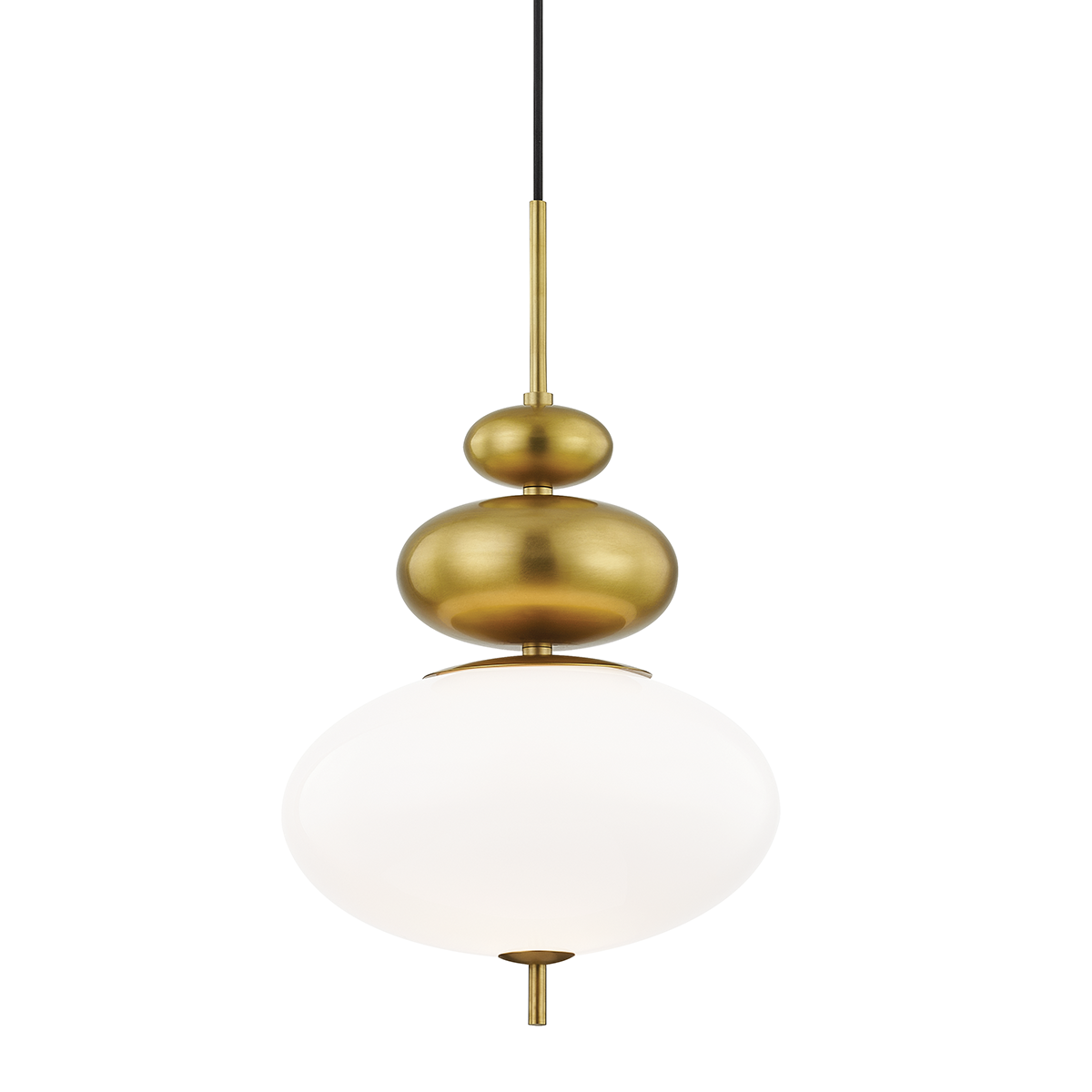 Mitzi Elsie Aged Brass 13W x 21H Pendant