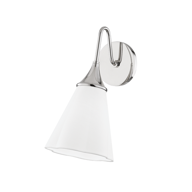 Mitzi Mara Polished Nickel 6.75W x 13.75H Wall Sconce
