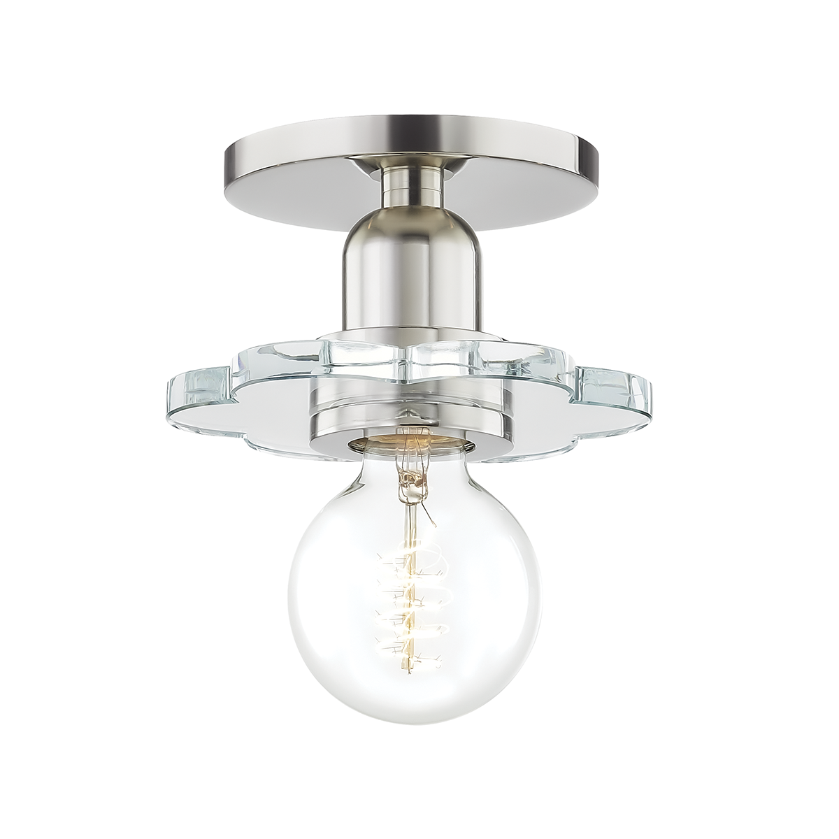 Mitzi Alexa Polished Nickel 6W x 6H Wall Sconce