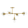 Mitzi Alexa Aged Brass 27.5W x 36.75L x 15H Chandelier