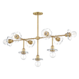 Mitzi Alexa Aged Brass 23.25W x 46L x 19.5H Chandelier