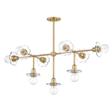 Mitzi Alexa Aged Brass 23.25W x 46L x 19.5H Chandelier