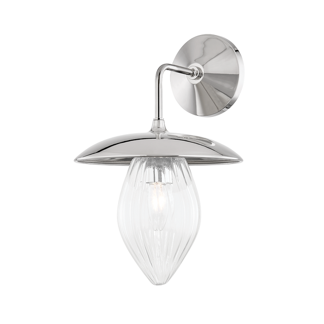 Mitzi Lana Polished Nickel 9W x 13.5H Wall Sconce