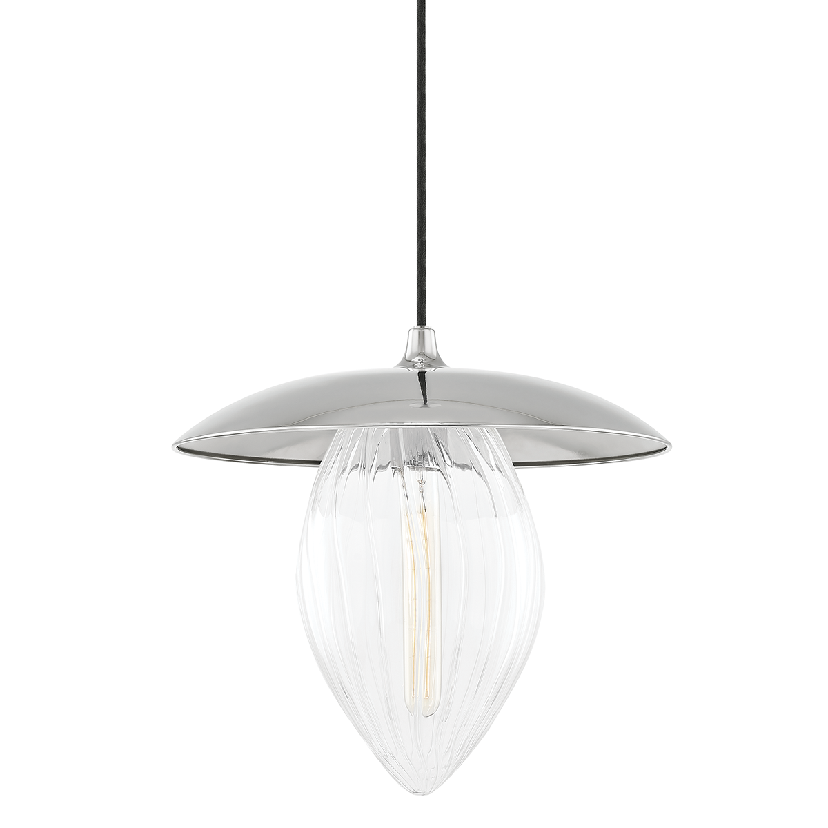 Mitzi Lana Polished Nickel 15W x 14H Pendant