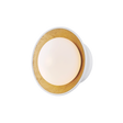Mitzi Cadence White Lustro/gold Leaf Combo 6.75W x 4H Semi-Flush Mount