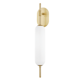 Mitzi Miley Aged Brass 4.75W x 29.5H Wall Sconce