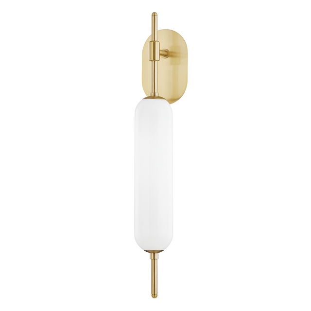 Mitzi Miley Aged Brass 4.75W x 29.5H Wall Sconce