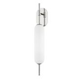 Mitzi Miley Polished Nickel 4.75W x 29.5H Wall Sconce