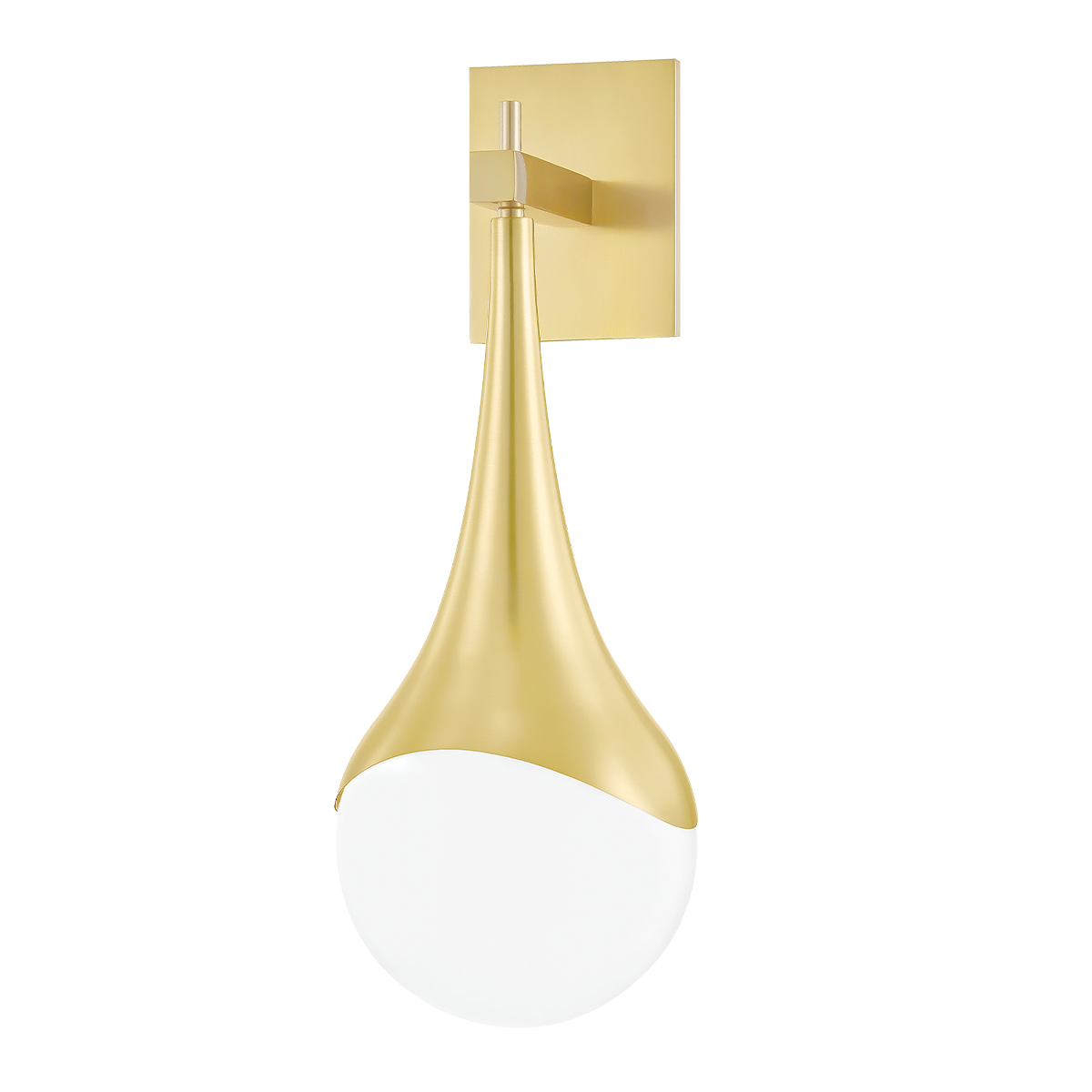 Mitzi Ariana Aged Brass 6.75W x 18.25H Wall Sconce