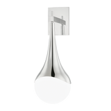 Mitzi Ariana Polished Nickel 6.75W x 18.25H Wall Sconce