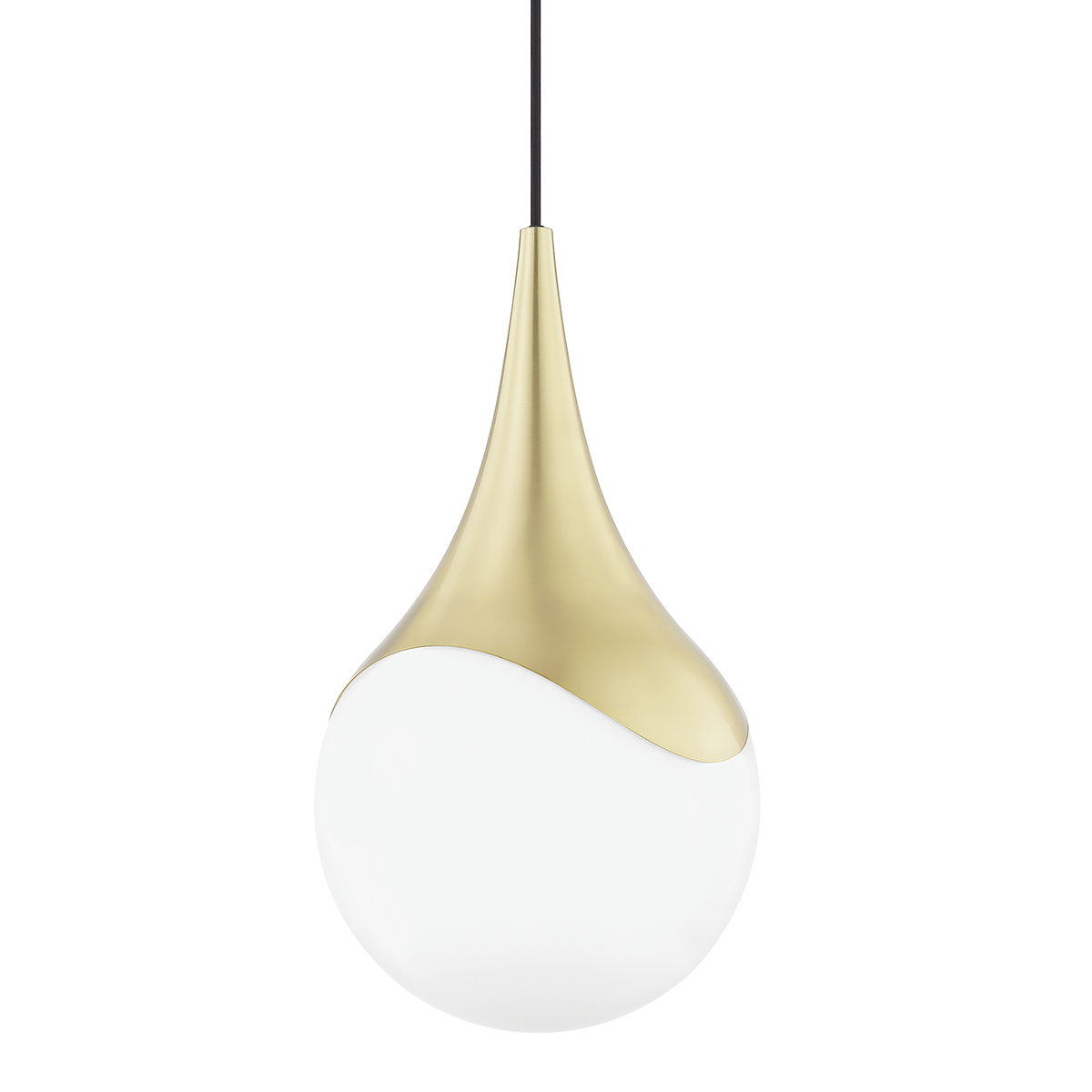 Mitzi Ariana Aged Brass 10.5W x 19.25H Pendant