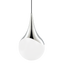 Mitzi Ariana Polished Nickel 10.5W x 19.25H Pendant